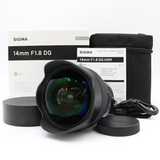 SIGMA Art 14mm F1.8 DG HSM for Canon set Working