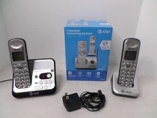 AT&T DL72210 2-Handset Cordless Phone with Answering System Bluetooth - READ