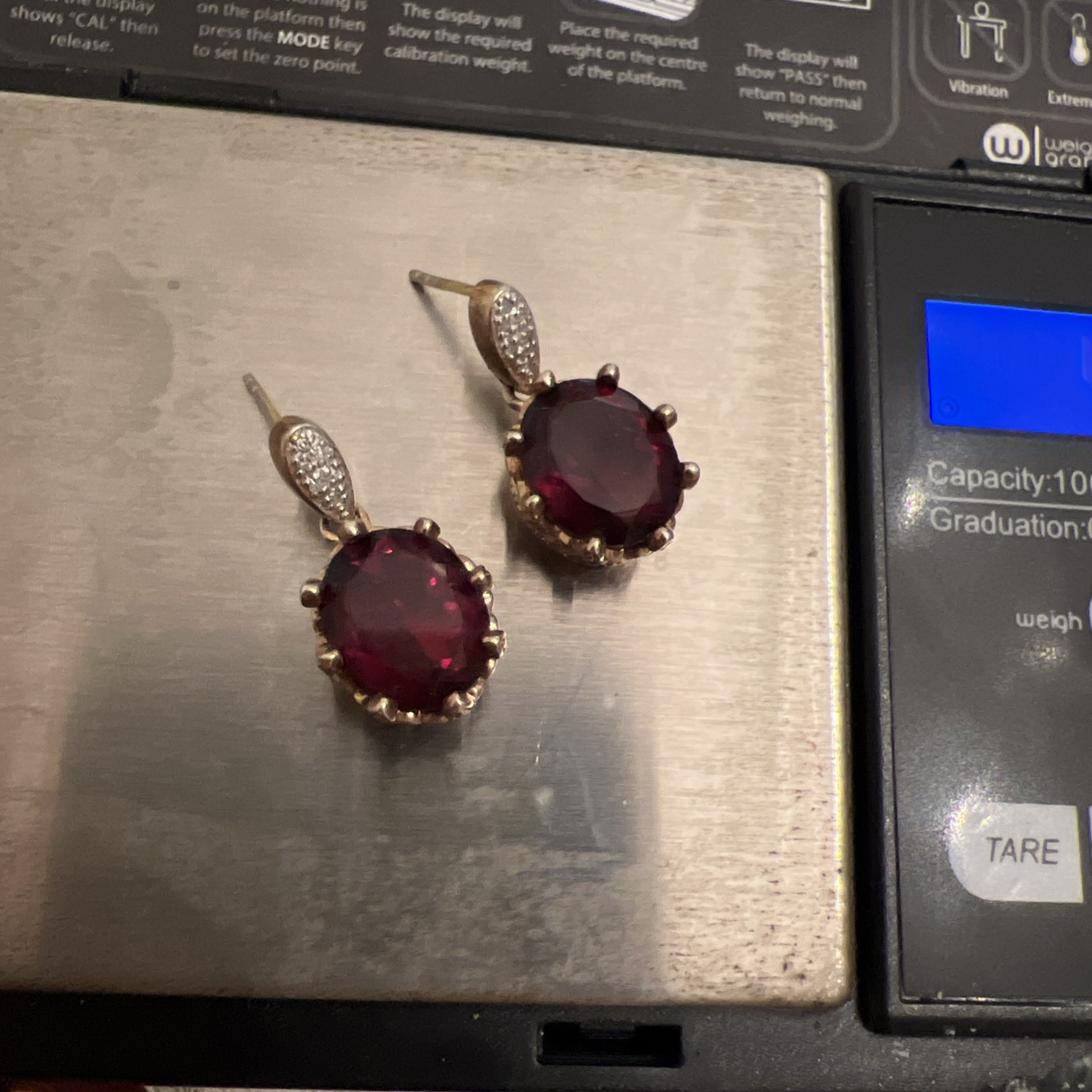 Created Ruby Created diamonds 925 Silver and 10K … - image 9