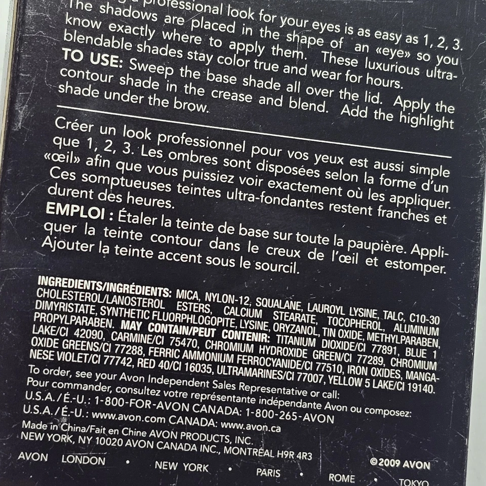 Avon Eye Artist Eyeshadow Trio Naturally Neutral 2009 New In Box - Image 3 of 3