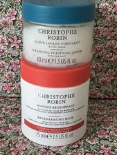 Image of Christophe Robin ❤️REGENERATING MASK w/ PRICKLY PEAR 75ml + Cleansing Scrub 40ml