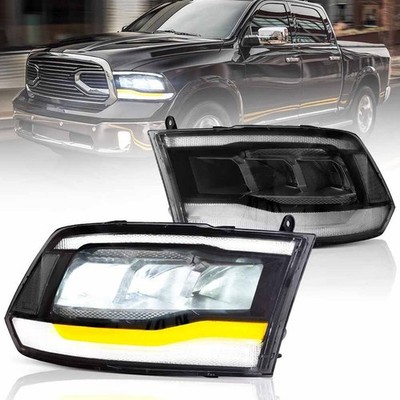 VLAND Voll LED Reflektor Scheinwerfer für 2009 2018 Dodge Ram 1500/2500/3500(E9)