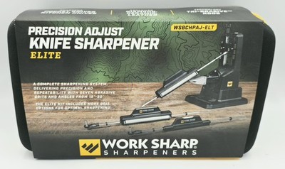 Work Sharp Precision Adjust ELITE Adjustable Knife Sharpening System 7 Abrasives