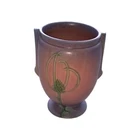 Roseville Pottery Pink Mauve Futura Vase 427-8 Thistle ExC