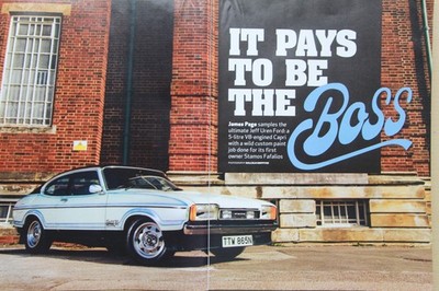 Original CSC 2014 mag extracted article: Jeff UREN FORD CAPRI Boss Mk2