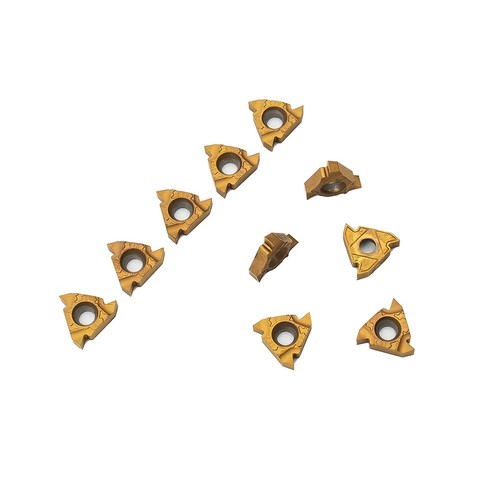 Tool 16IR AG60 Blade Turning 10 Pcs/Set CNC Carbide Cast Iron Inserts Lathe - Picture 10 of 21