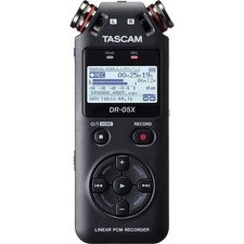 Tascam DR-05X Stereo Handheld Digital Audio Portable Recorder and USB