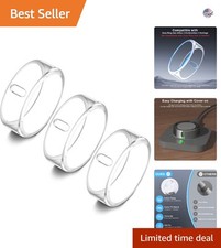 3-Pack Anti-Scratch TPU Covers for Oura Ring Gen 4/3 Size 9 - Lightweight
