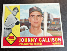 1960 Topps Johnny Callison #17 Philadelphia Phillies Baseball Card