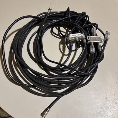 Coax Cables  size's and connecting end see all pictures