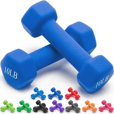 Weights Dumbbells 10 Colors Options Compatible Fitness Neoprene Dumbbell Weig...