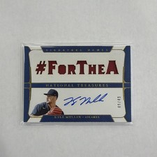 2022 Panini National Treasures Signature Names Gold Kyle Muller Patch Auto 09/49