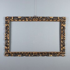 Cornice Barocca Antica Legno Intagliato Italia XVIII Secolo Originale