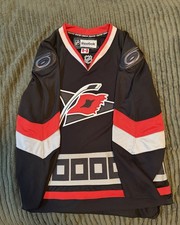 Carolina Hurricanes Storm Flag Alternate Jersey Reebok Edge Size 46