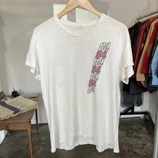 Vintage 60s Hayes T-shirt XL thrashed grunge distressed paper thin