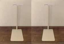2 hochwertige Metall Puppenst&auml;nder in schwerer Ausf&uuml;hrung , Stangenh&ouml;he 50 cm