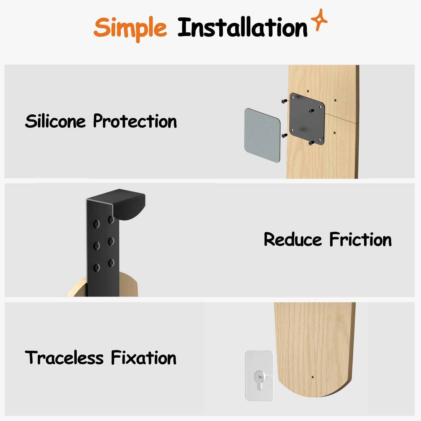 MEWOOFUN Over Door Cat Tree 4-Level Climber, Cat Shelf Ladder with Soft Mat