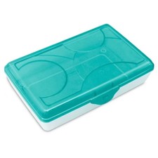 Sterilite Pencil Box Blue 11.5x7.6x2.9, Desk ...