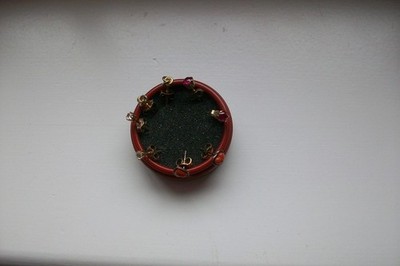 4 Paar Ohrstecker alles 333 Gold mit  333 Punzen Deutschland Echt Gold Schmuck