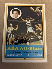1973-74 Topps #230 Mack Calvin authentic hand signed autograph card
