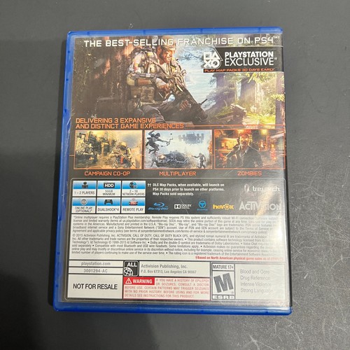 PS4 Lot of 3 Call of Duty Games Infinite Warfare / Modern Warfare / Black Ops 3 - Picture 6 of 7