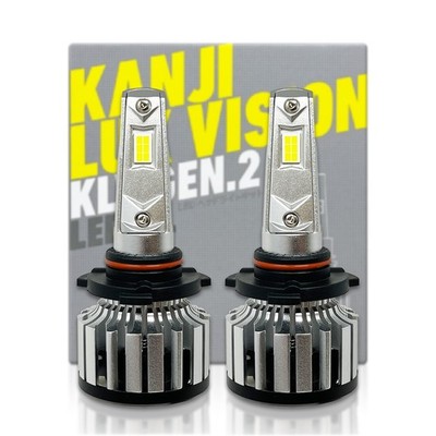 9006 HB4 DAMA Kanji Lux Vision Gen2  LED Headlight Bulbs 6000K Pack of 2