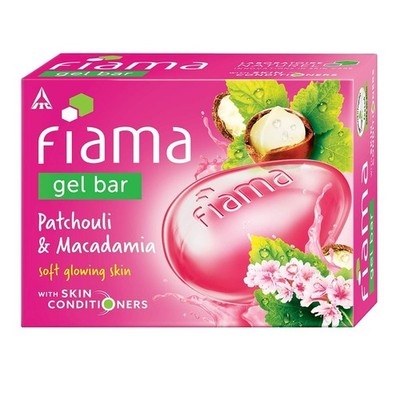 Fiama Gel Bar Patchouli and Macadamia for soft glowing skin 125gm Free Ship