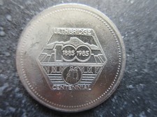 1985 Lethbridge Alberta Centennial Medallion