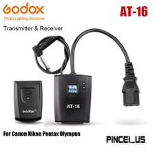 Godox AT-16 Studio Flash W/ Trigger Transmitter Receiver For Canon Nikon Pentax