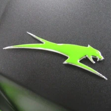 OEM Arctic Cat Snowmobile Green Embossed Aircat Emblem Sticker Decal 8621-886