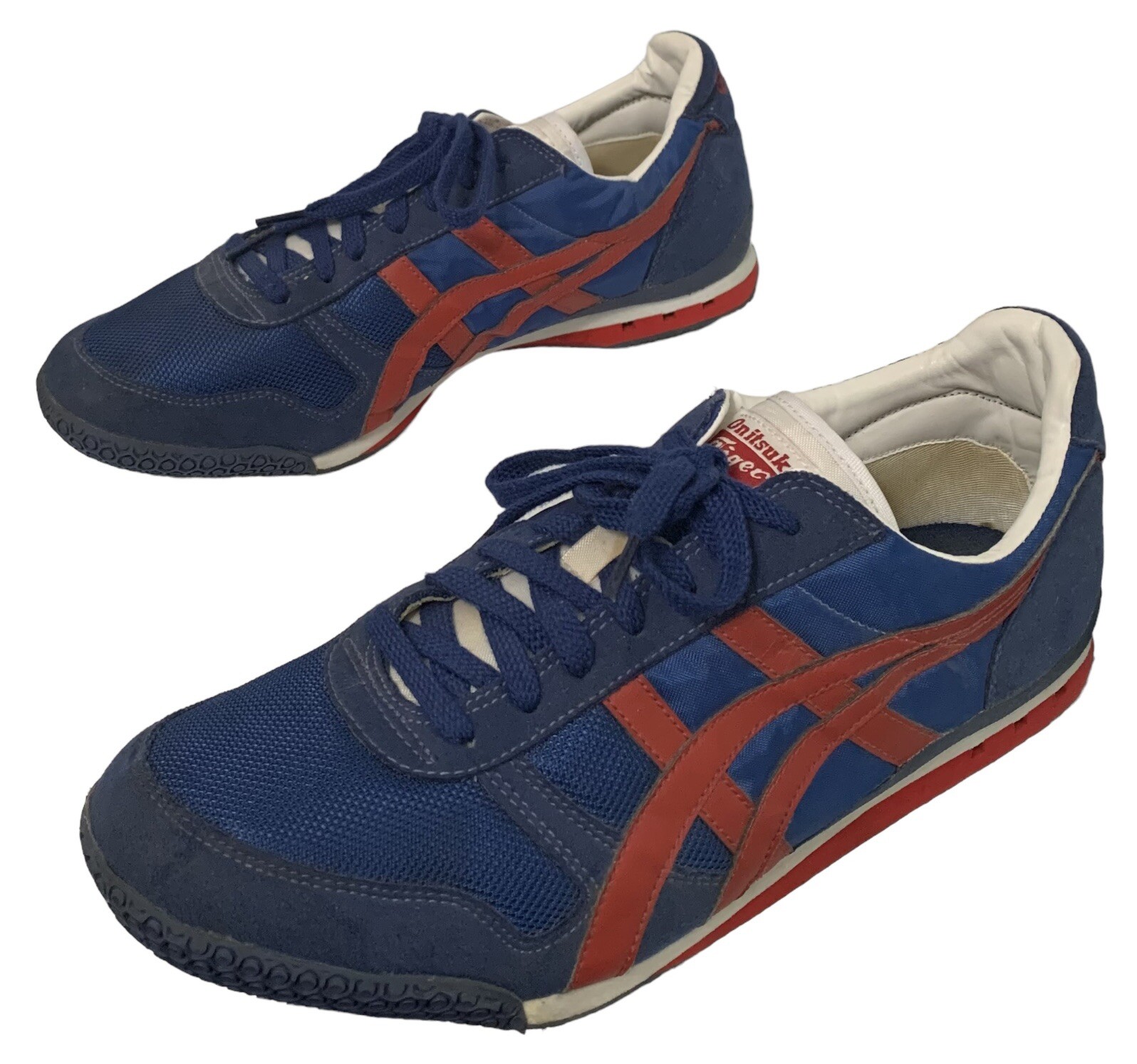 asics red and blue