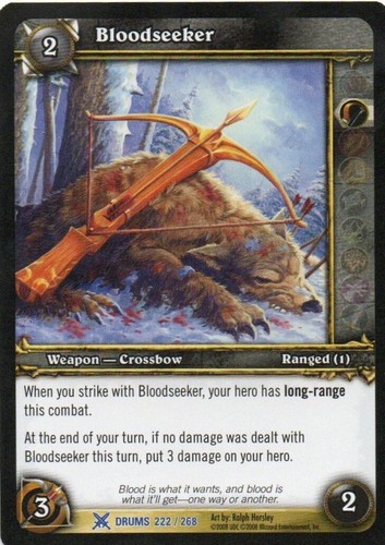 WOW World Of Warcraft CCG Drums Of War 2008 Individual Trading Cards - Picture 115 of 141