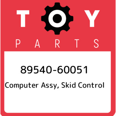 89540-60051 Toyota Computer assy, skid control 8954060051, New Genuine OEM Part