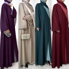 Dubai Women Muslim Long Robes Evening Kaftan Modest Turkey Abaya Maxi Dresses