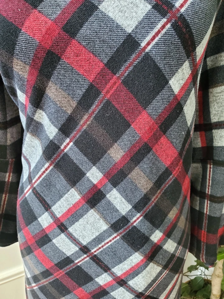 Vestido Jessica Howard Mujer Poliéster Cuello Redondo Manga Larga Hasta la Rodilla Talla 2X Foto 3 de 4