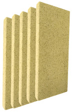 Vermiculite Platten Schamottersatz 20,25, 30mm Feuerraumauskleidung Öfen Kamine