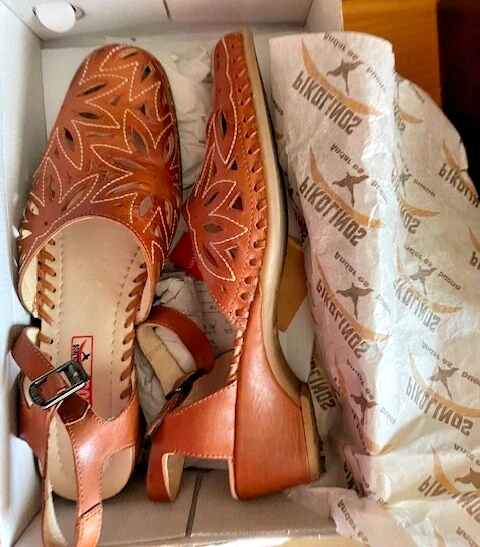 Picolinos Zapatos Recortados Cuero/ US 8 1/2 a 9/BRANDY Foto 4 de 4