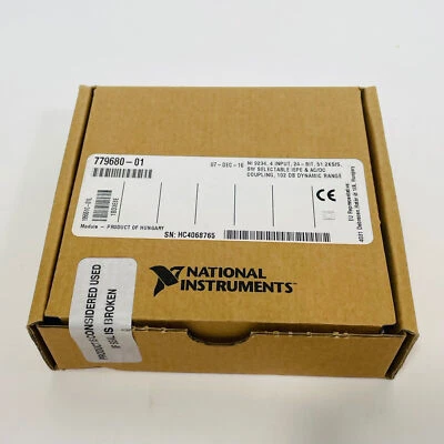 Neu National Instruments NI-9234 Klang- und Vibrationseingang 779680-01 - Bild 1 von 2