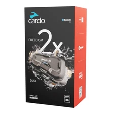 Cardo Systems Freecom 2X Bluetooth Motorcycle Headset Duo - Authorized Seller