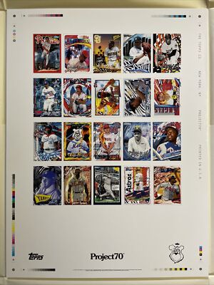 Topps Project 70 King Saladeen Gold Stamped Limited Ed. 18X24 Poster