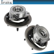 2 Front Wheel Hub Bearing For Ford F-150 1997 1998 1999 2000 4x4 4WD w/ ABS Base