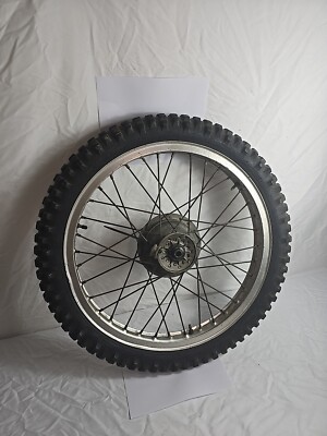 1973 YAMAHA SC500 FRONT WHEEL HUB AKRONT RIM 322-25111-00-00 #105024