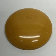 Vintage Bakelite Sewing Button Simichrome Polish Tested Light Butterscotch Tone