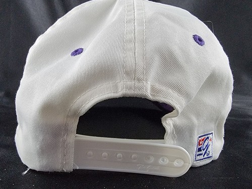 Wildcats Kansas State University Baseball Cap Hat The Game White Purple SEE SNAP - Picture 7 of 13