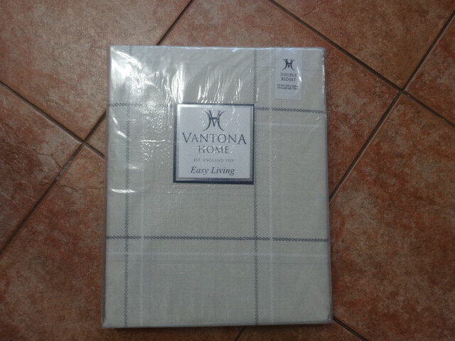 VANTONA ""BRANCASTER PUTTY  "" DOUBLE BEDSET BNIP