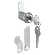 NEW Prime Line U9943 DEFENDER Drawer And Cabinet CAM Lock, 9/16", Chrome 7007693
