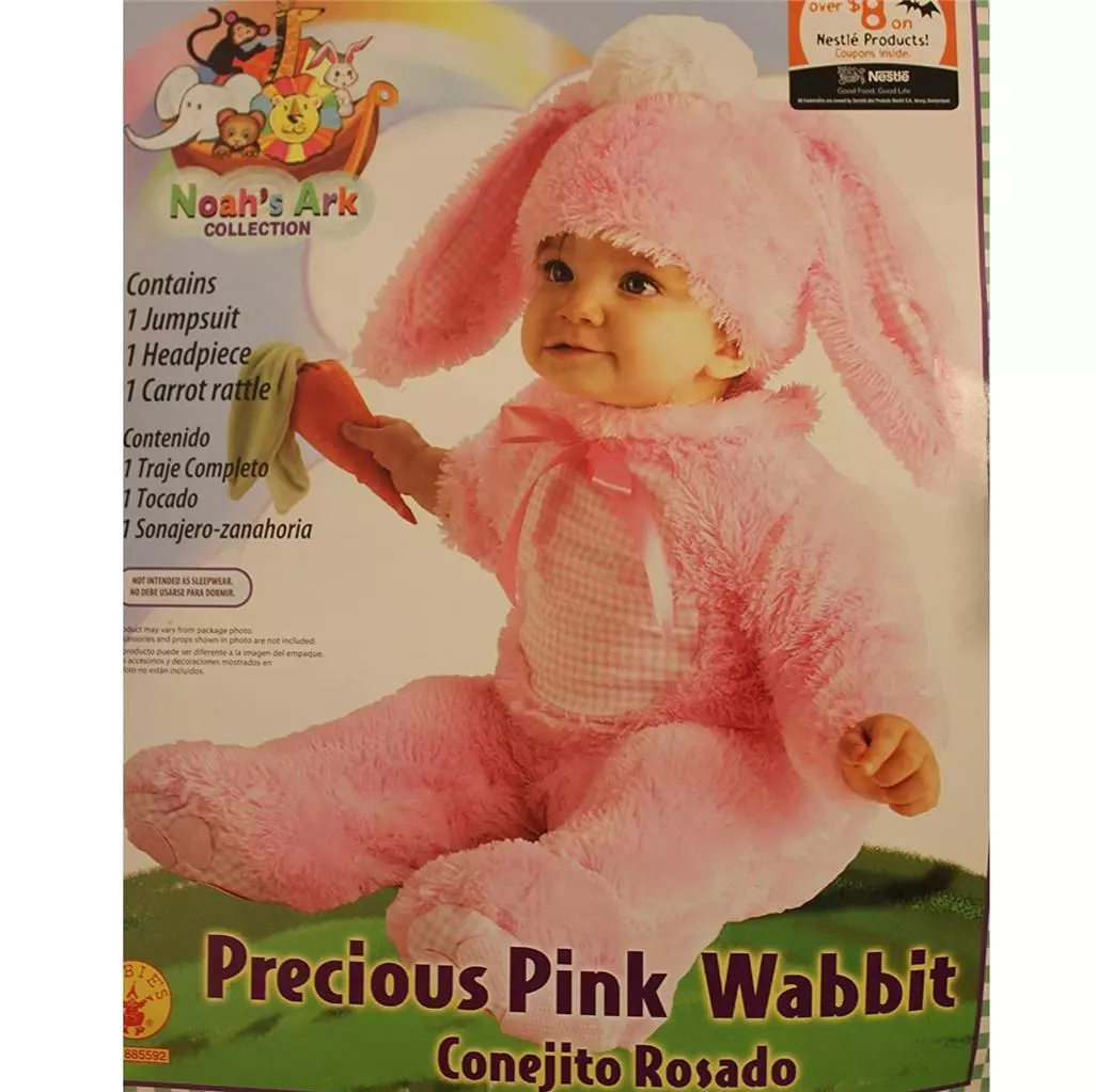 Precious Pink Wabbit Infant Newborn Costume