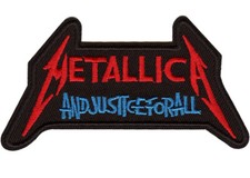 Metallica 2X4, Patch embroidered, sew, iron, heavy metal thrash band logo, NEW