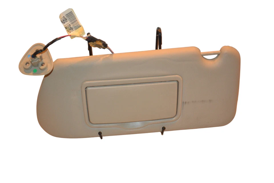 Cadillac SRX 2004-2009 parasol conductor pasajero con espejo OEM beige Foto 2 de 4