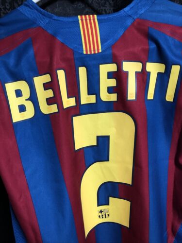 FC Barcelona, Juliano Belletti #2, 2005 Vintage Football EUFA Champions League